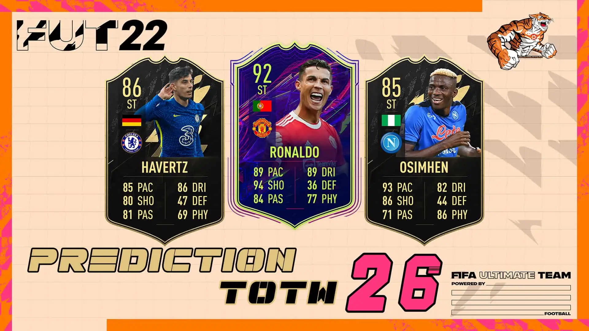 Cover totw 26 prediction fifa 22