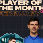 cover Courtois potm liga fifa 22