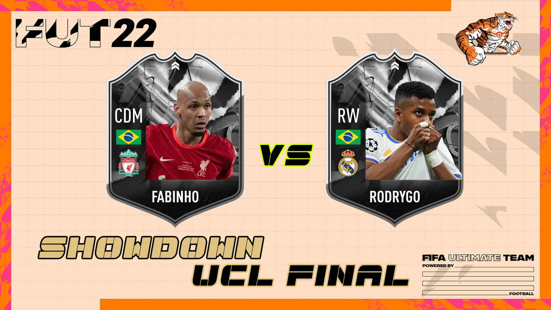 FIFA 22: SBC Fabinho VS Rodrygo Showdown UCL. Svelate due nuove carte speciali