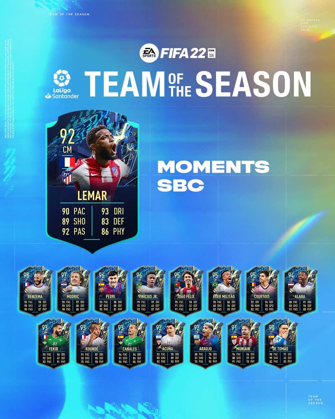 FIFA 22: SBC Thomas Lemar TOTS Moments. Disponibile una nuova carta Team Of The Season FIFA 22: SBC Thomas Lemar TOTS Moments. Disponibile una nuova carta Team Of The Season