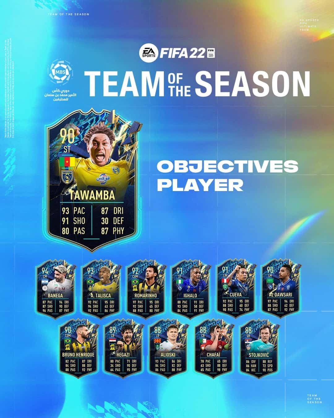 FIFA 22: Obiettivi Leandre Tawamba TOTS. Disponibile una nuova carta Team Of The Season FIFA 22: Obiettivi Leandre Tawamba TOTS. Disponibile una nuova carta Team Of The Season