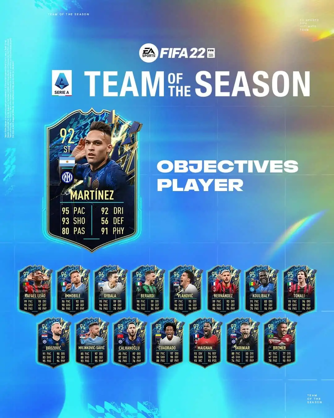 obiettivi martinez tots fifa 22