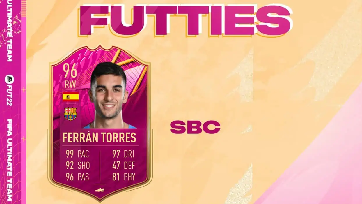 cover ferran torres futties fifa 22