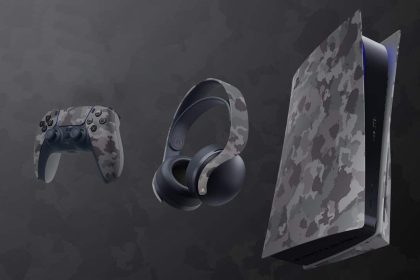 cover ps5 Grey Camouflage Collection