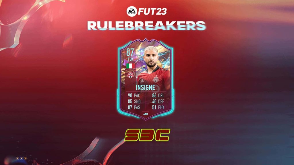 FIFA 23 SBC SBC Lorenzo Insigne Rulebreakers: La carta Halloween.