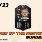 cover potm september Niclas Fullkrug fifa 23