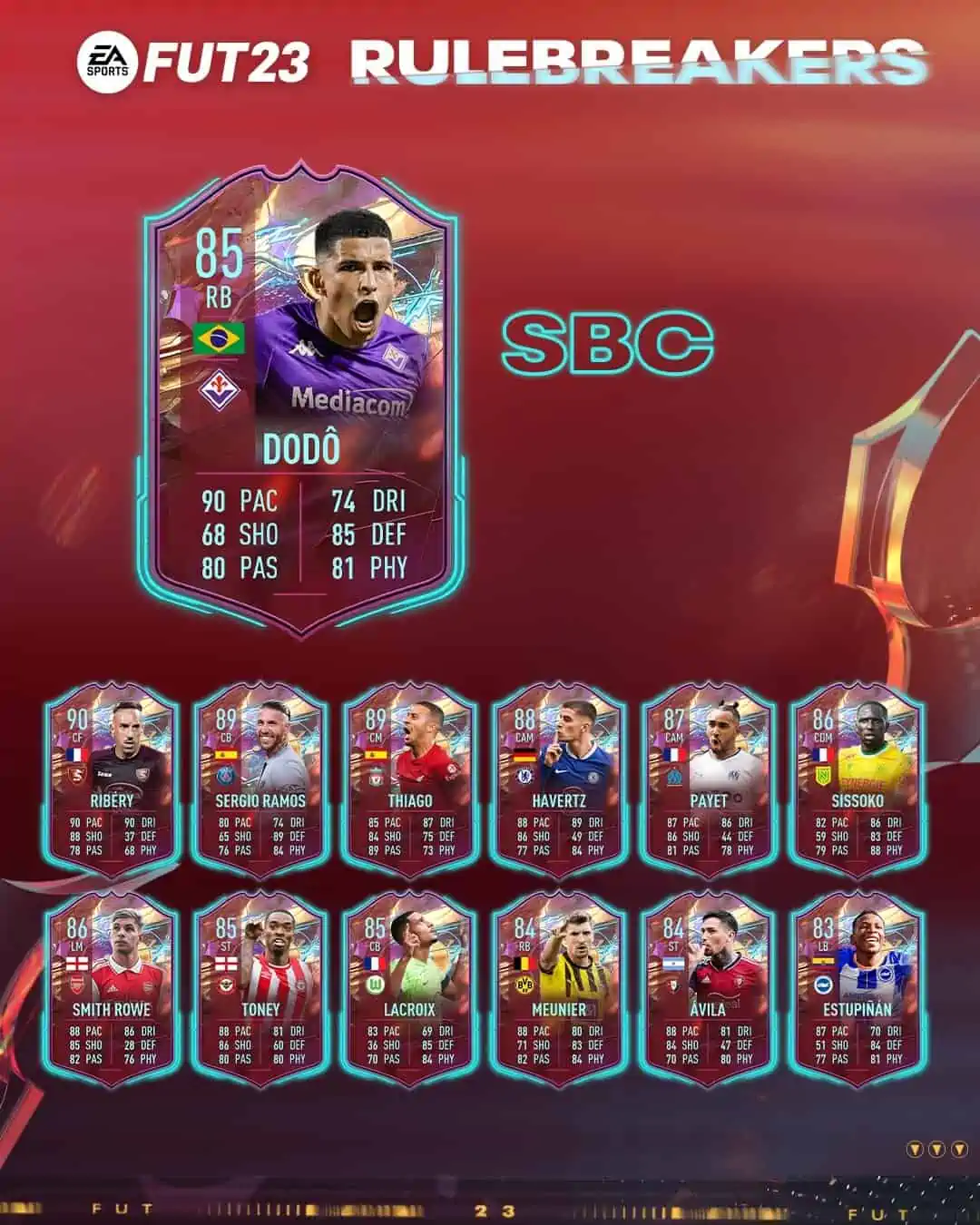 FIFA 23 SBC Dodo Rulebreakers: La carta Halloween del brasiliano