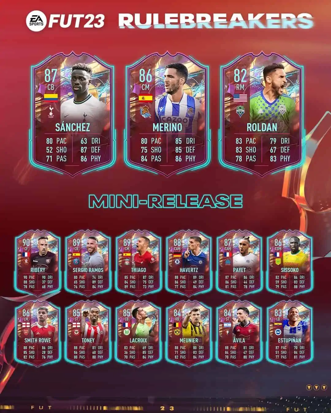 FIFA 23 Mini Release Team 2 Rulebreakers: Svelata la nuova squadra di Halloween