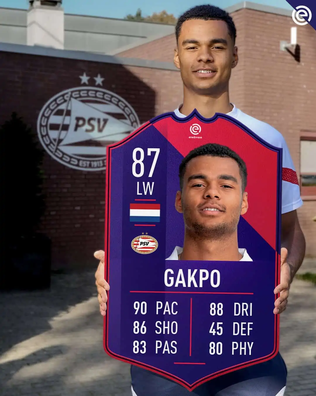 Cody Gakpo FIFA 23 SBC POTM Eredivisie Ottobre.