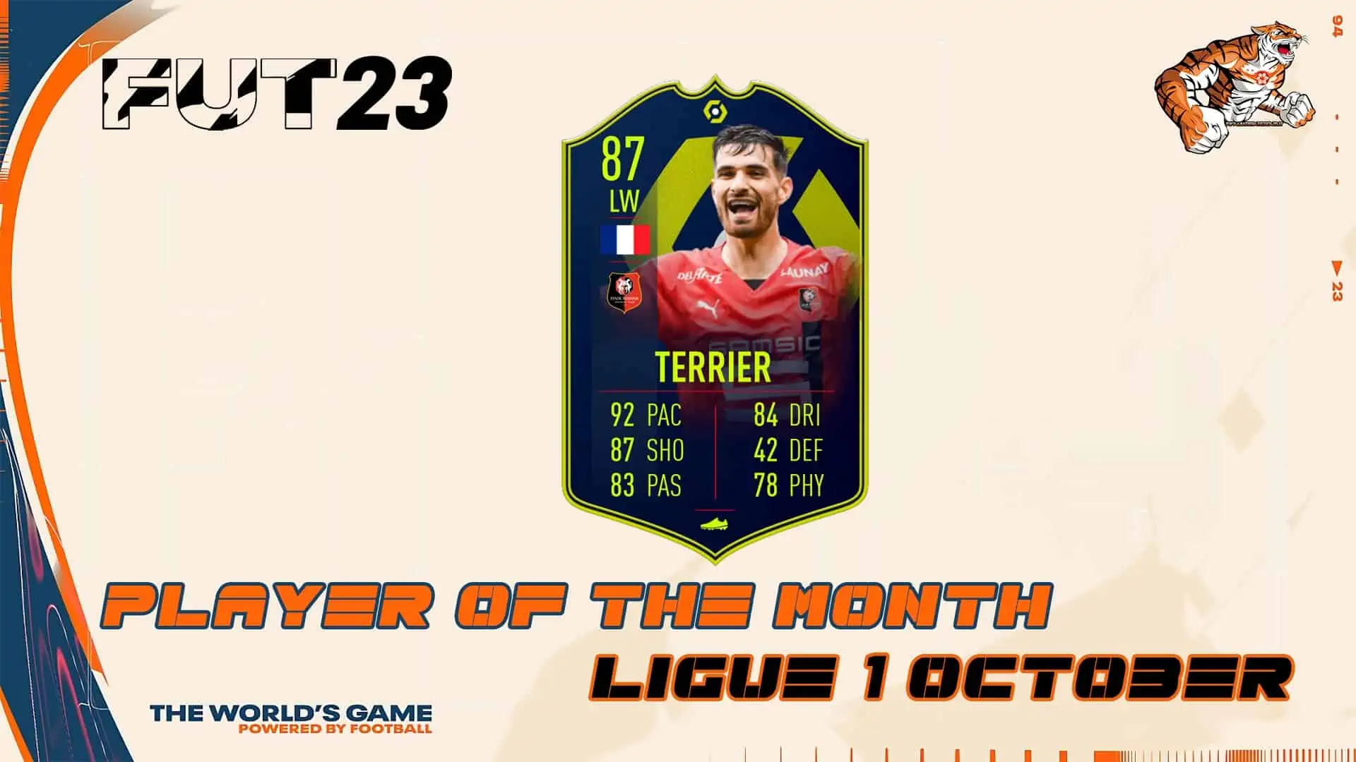 cover potm terrier october ligue 1 fifa 23
