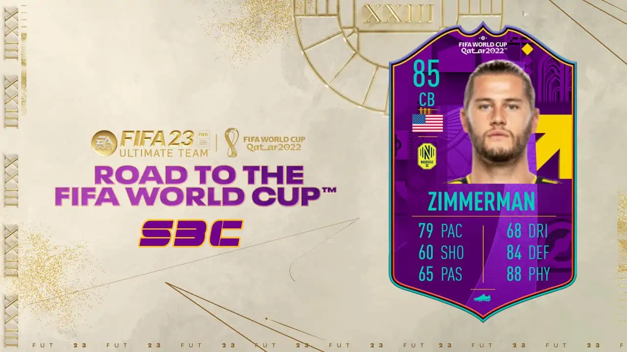 FIFA 23 SBC Walker Zimmerman RTFWC: La carta Verso i Mondiali dell'americano.