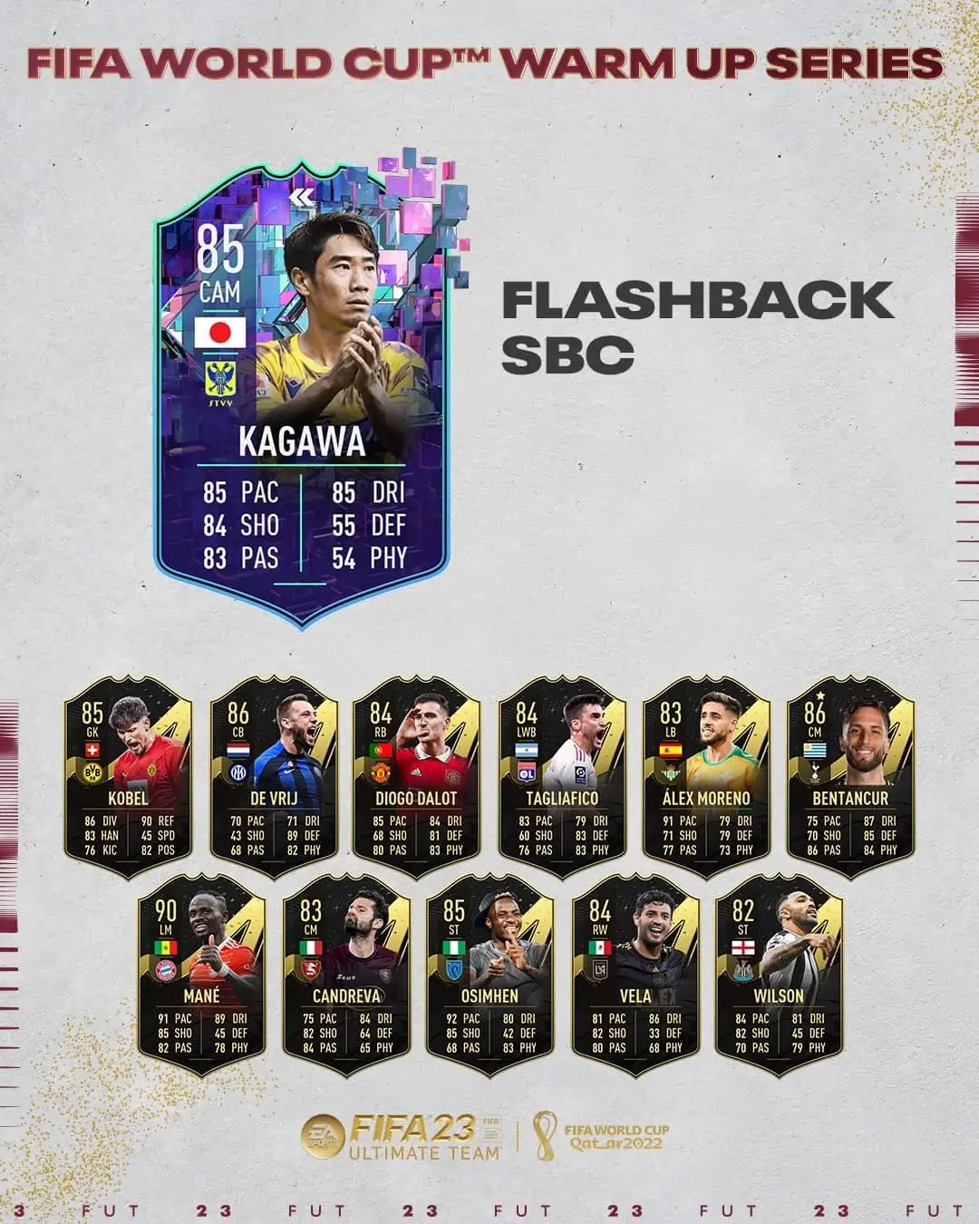 FIFA 23 SBC Shinji Kagawa FlashBack: Annunciata la carta speciale del giapponese.