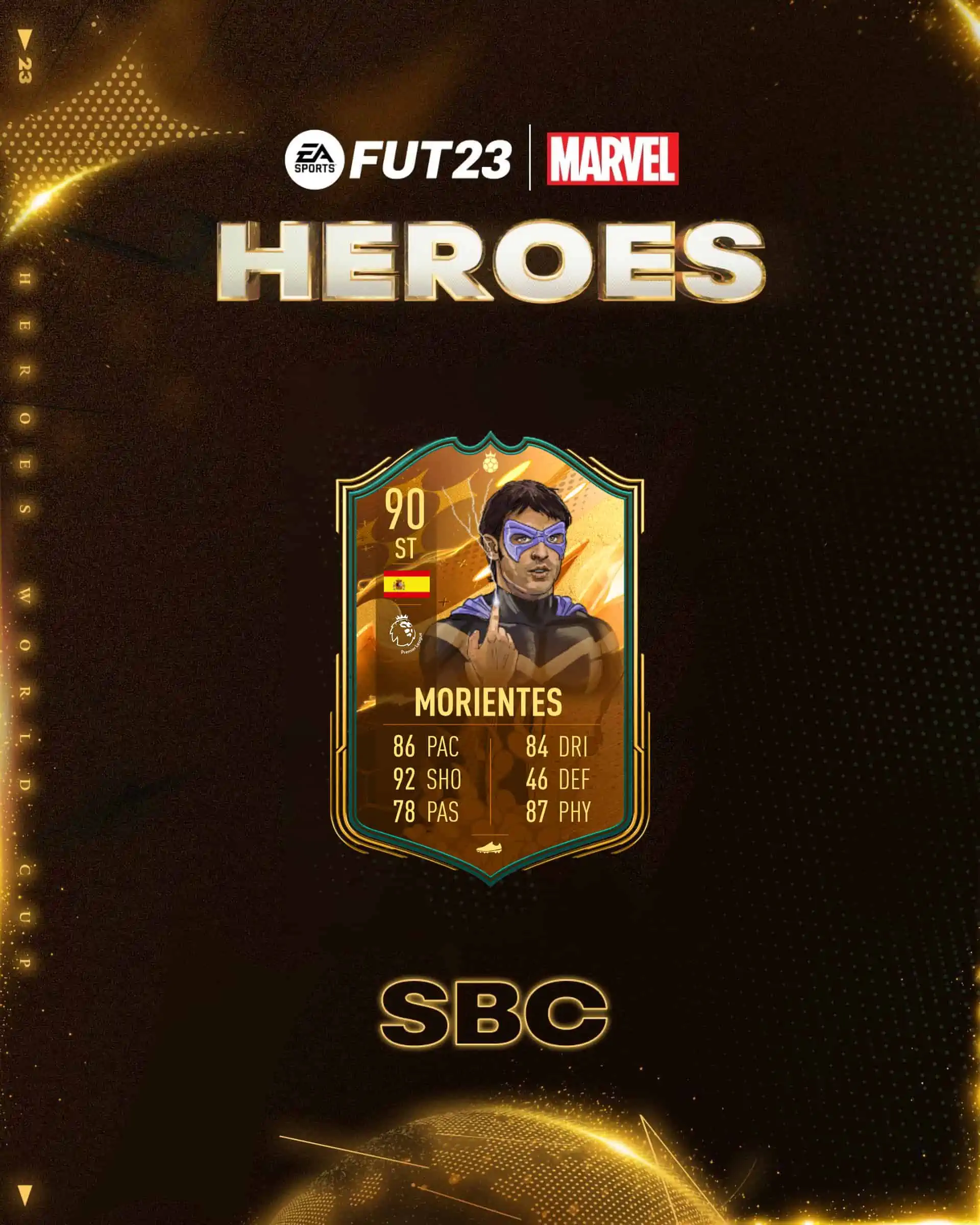 FIFA 23 SBC Fernando Morientes Hero World Cup: La carta speciale dell'attaccante spagnolo.
