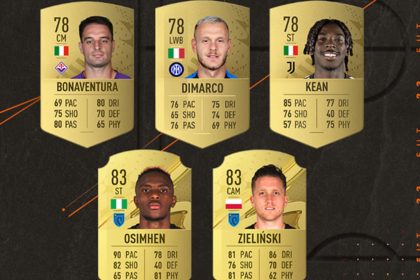 FIFA 23 NOMINATION POTM SERIE A NOVEMBRE