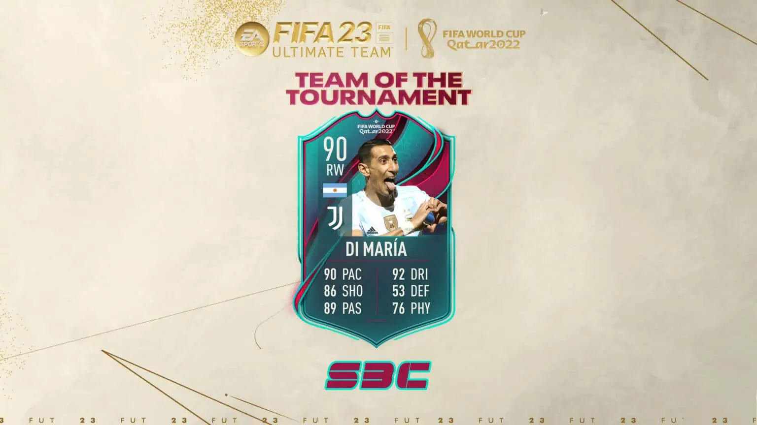 cover di maria tott wc prediction fifa 23