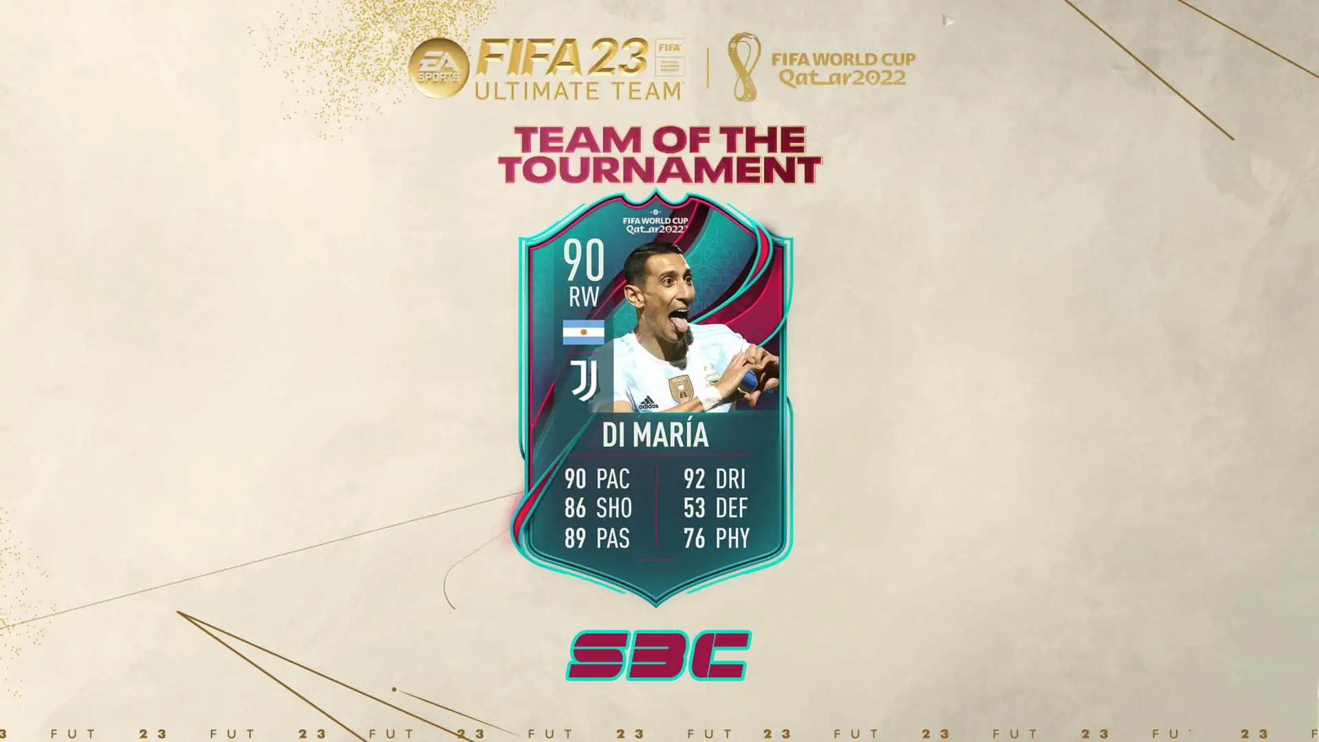 cover di maria tott wc prediction fifa 23