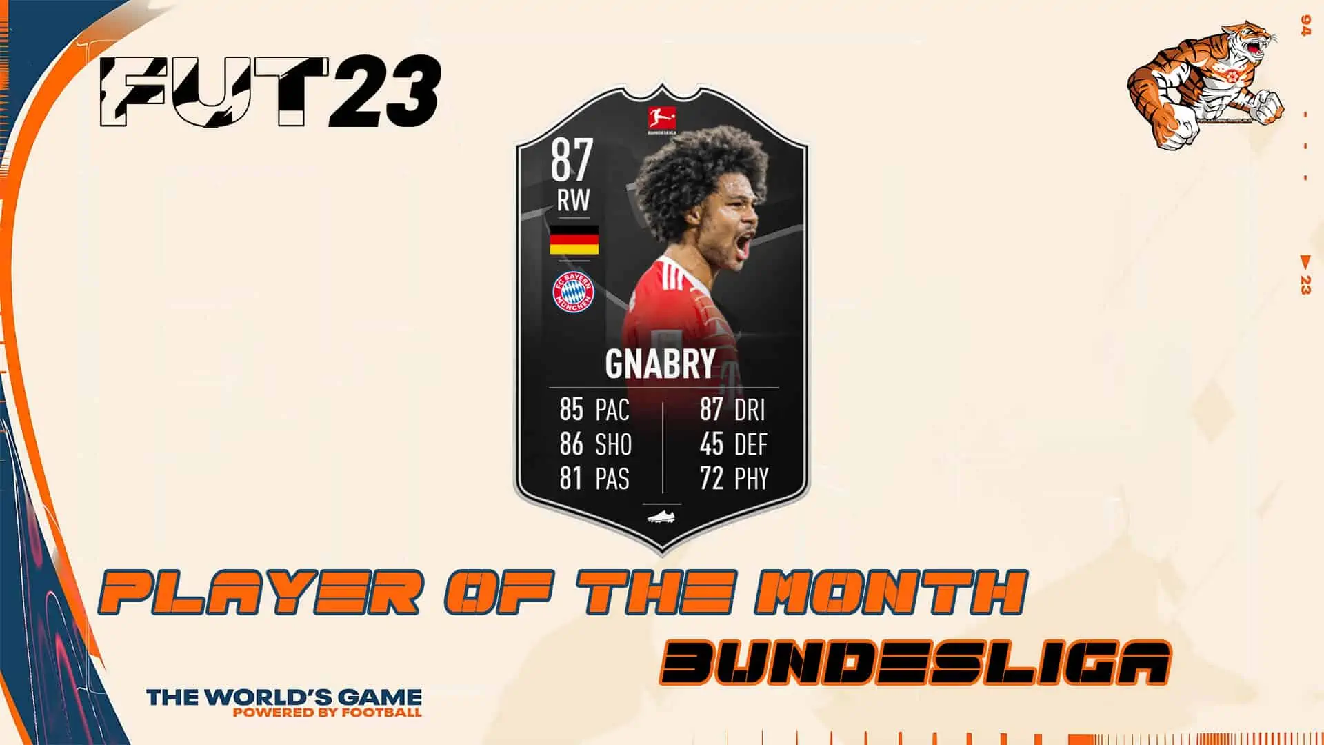 FIFA 23 GNABRY POTM NOVEMBRE