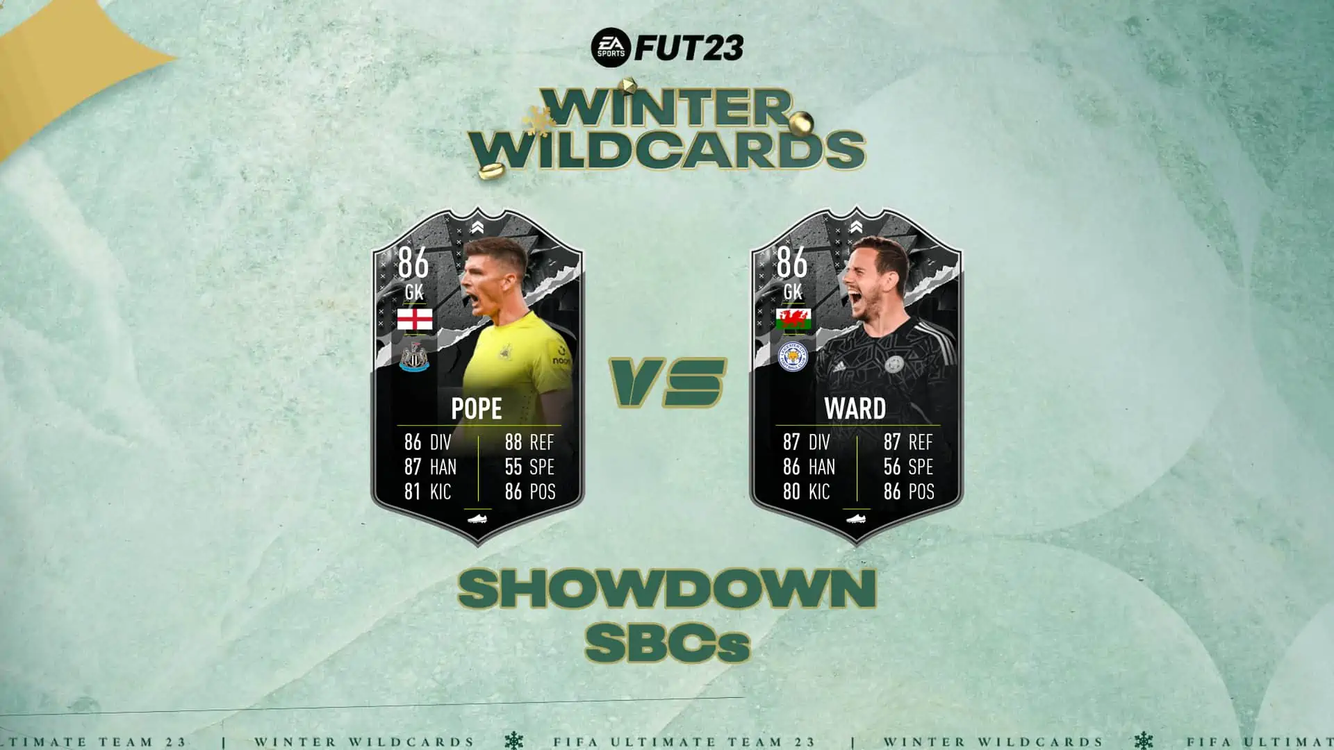 FIFA 23 SBC Pope VS Ward Showdown Premier League: Disponibili due nuove carte speciali.