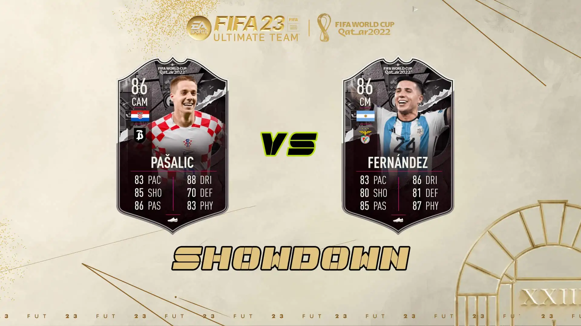 FIFA 23 SBC Pasalic VS Fernandez Showdown: Disponibili due nuove carte speciali.