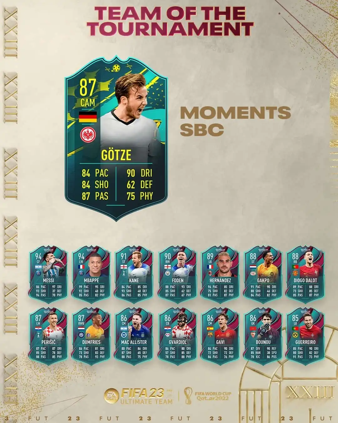 SBC Mario Gotze Moments: La carta speciale del centrocampista tedesco.