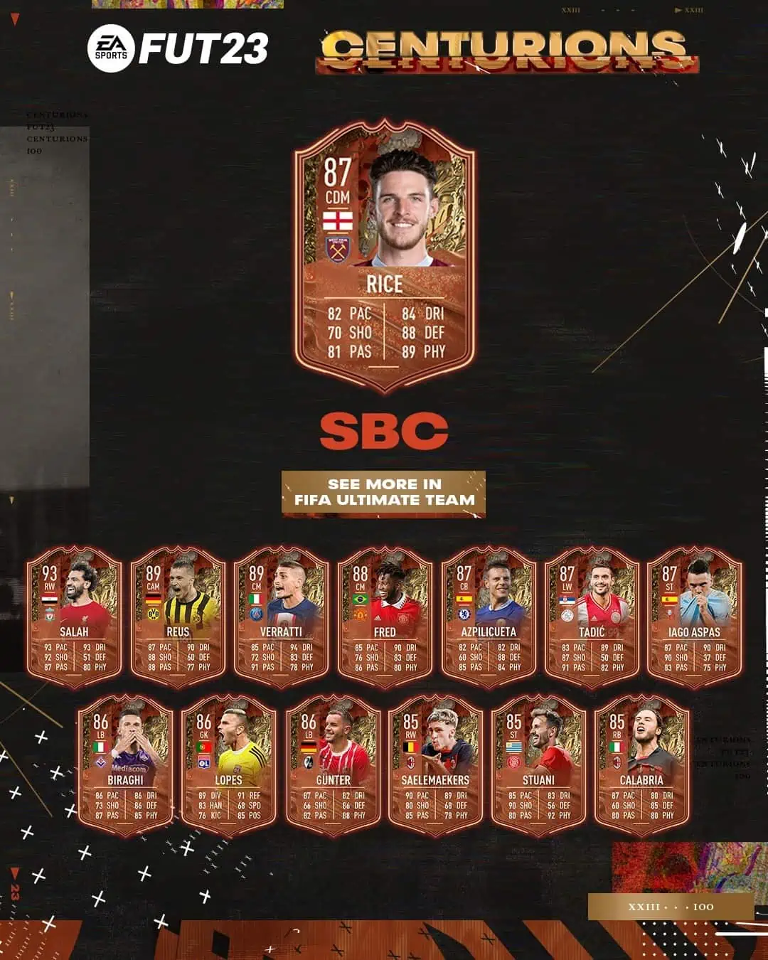 sbc rice centurions fifa 23