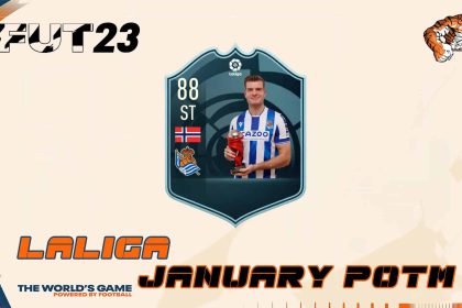 cover Sorloth potm laliga janaury mini fifa23