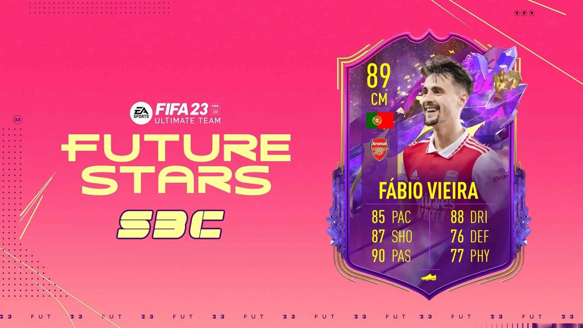 FIFA 23 SBC Fabio Vieira Future Stars: Annunciata la carta Stelle Del Futuro del portoghese.