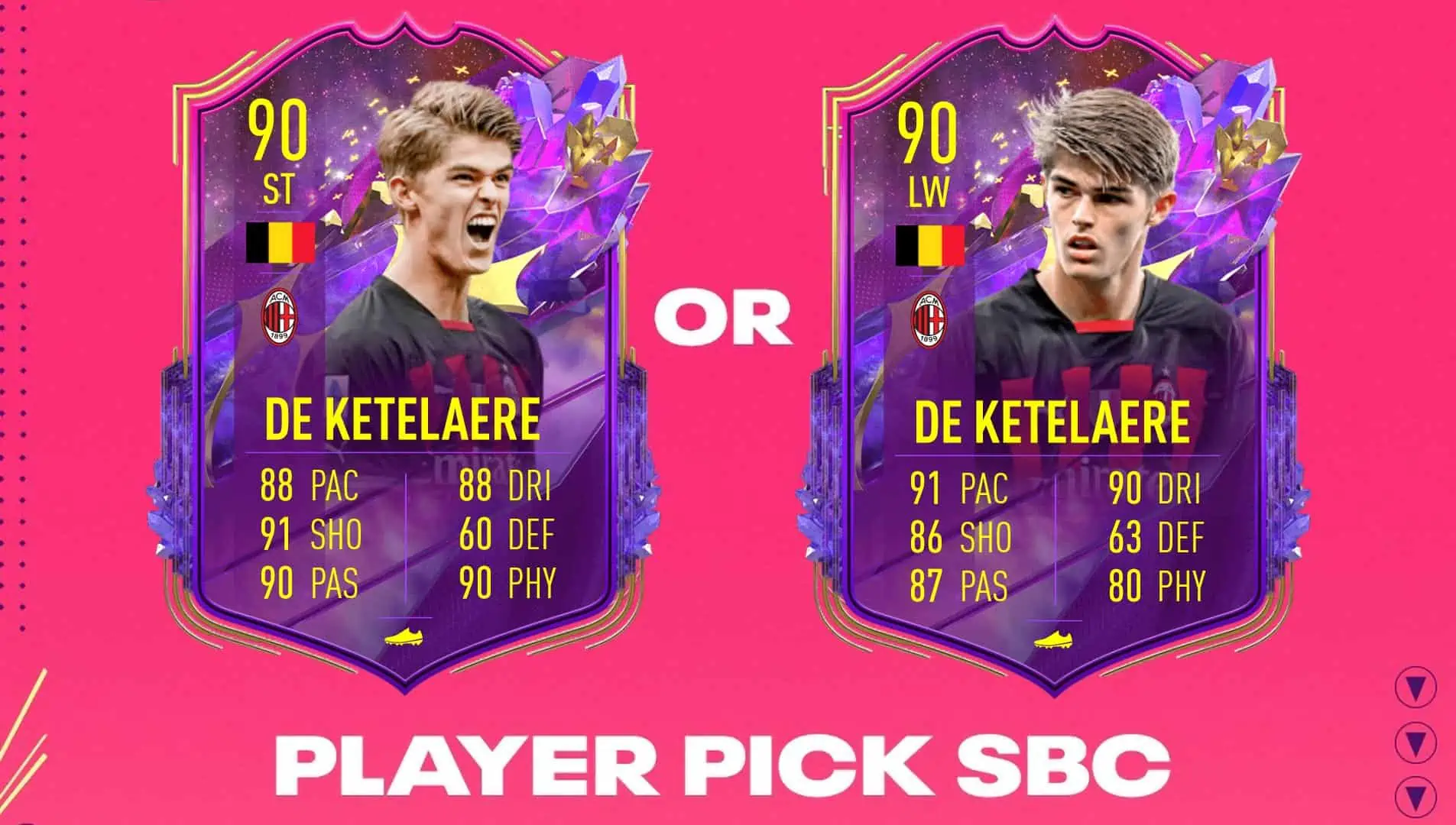 FIFA 23 SBC Charles De Ketelaere Future Stars: Svelata la carta Stelle Del Futuro del belga.