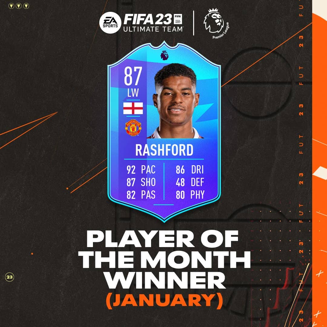FIFA 23 SBC Marcus Rashford POTM: Il Player Of The Month di Gennaio della Premier League
