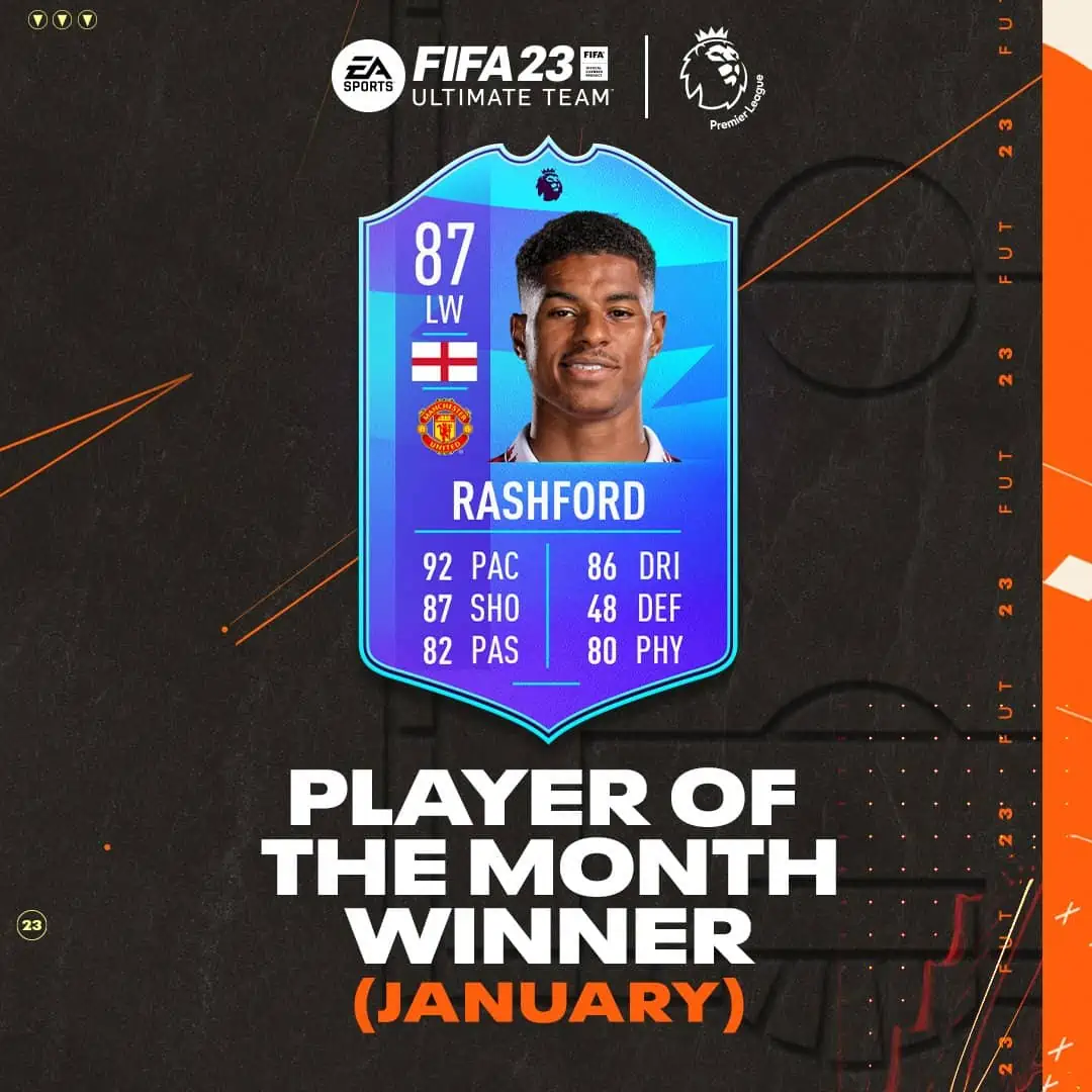 Rashford potm