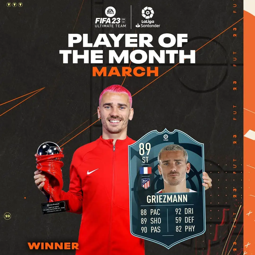 FIFA 23 SBC Antoine Griezmann POTM Marzo: Il Nuovo Player Of The Month De LaLiga.