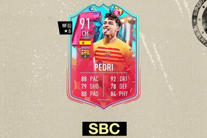 cover sbc pedri fut birthday fifa 23