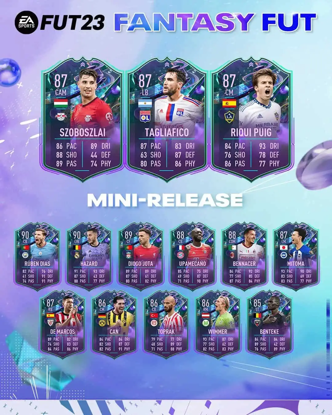 FIFA 23 Mini Release Team 2 Fantasy FUT: Seconda squadra disponibile nei pacchetti dal 10 Marzo