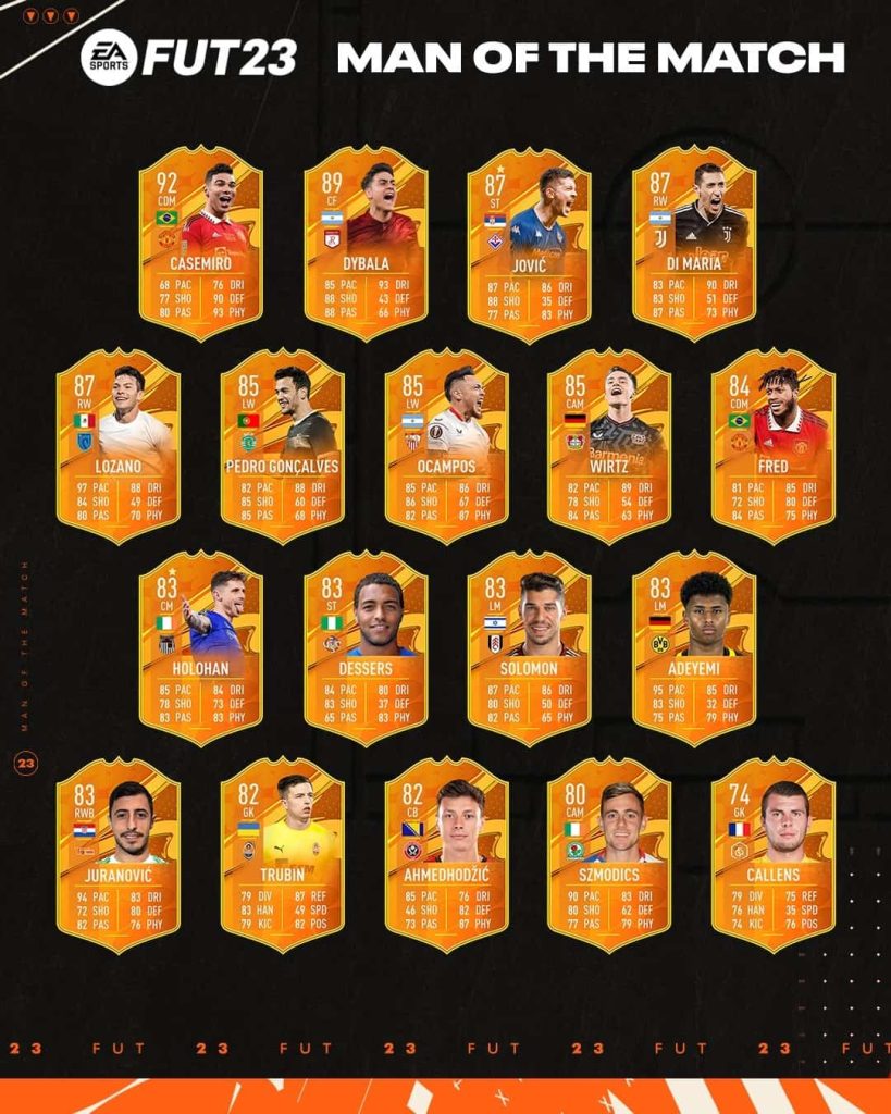 motm march 4 fifa 23