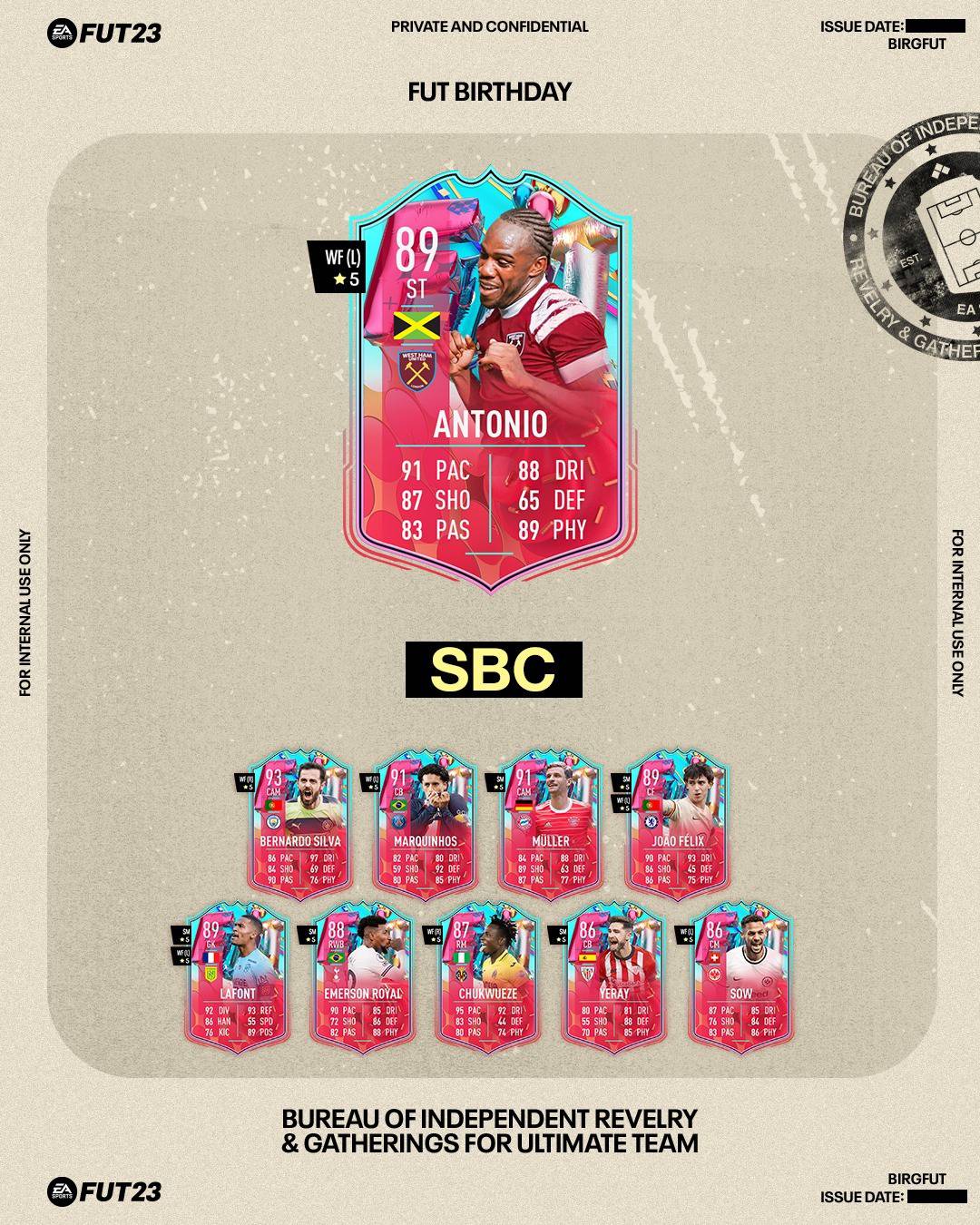 FIFA 23 SBC Michail Antonio FUT Birthday: Disponibile la carta speciale del giamaicano FIFA 23 SBC Michail Antonio FUT Birthday: Disponibile la carta speciale del giamaicano