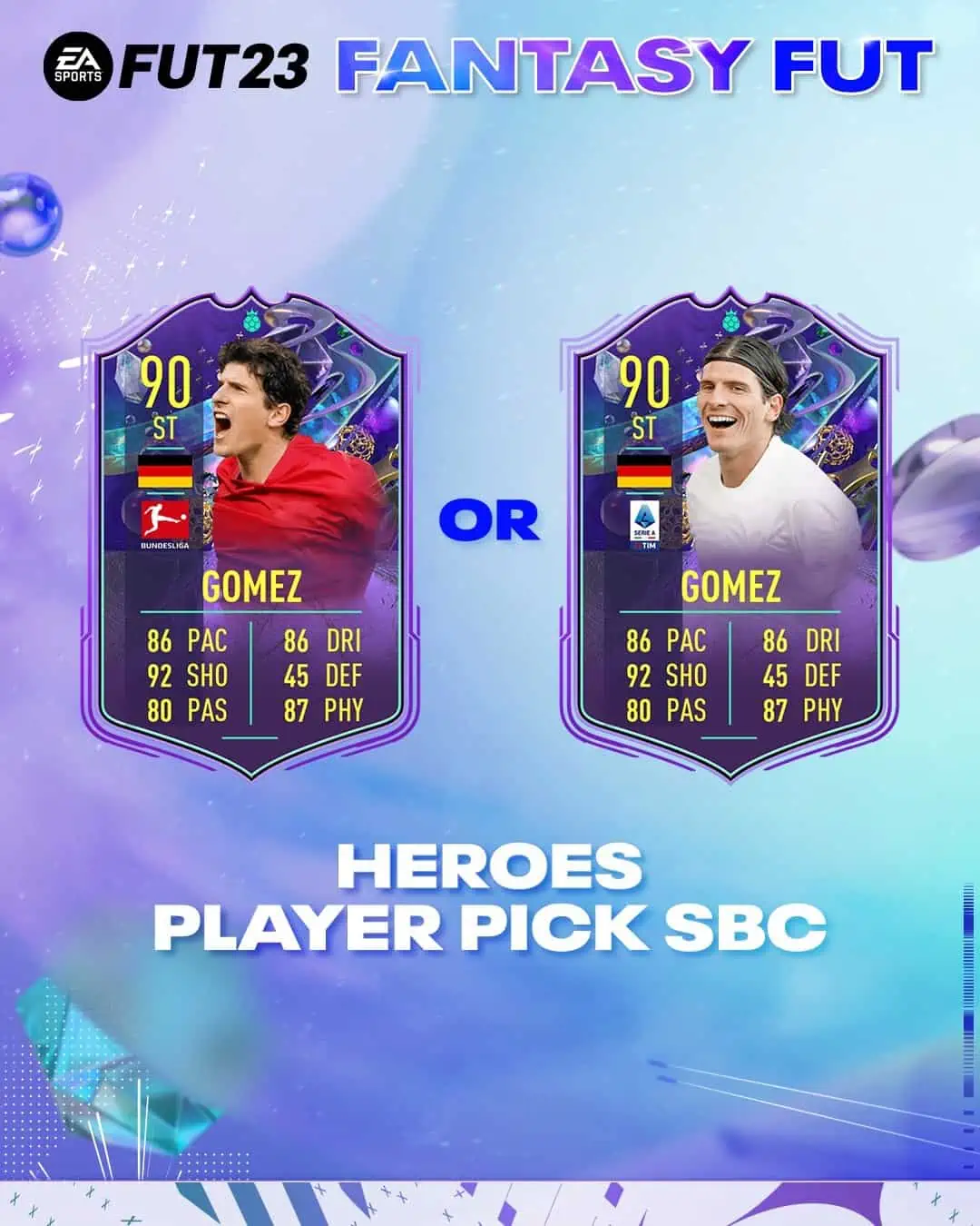 FIFA 23 SBC Mario Gomez Eroe Fantasy FUT: Annunciata la carta del tedesco.