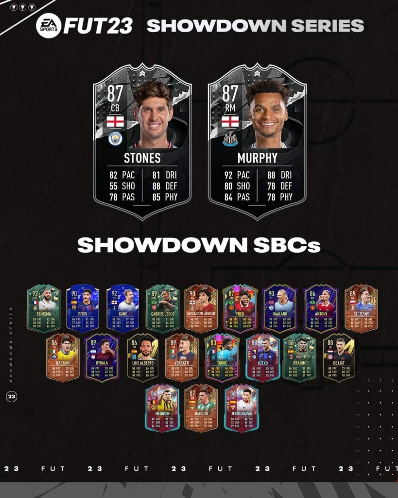 sbc stones Murphy ShowDown FIFA 23