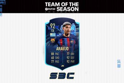 cover sbc araujo tots moments fifa 23