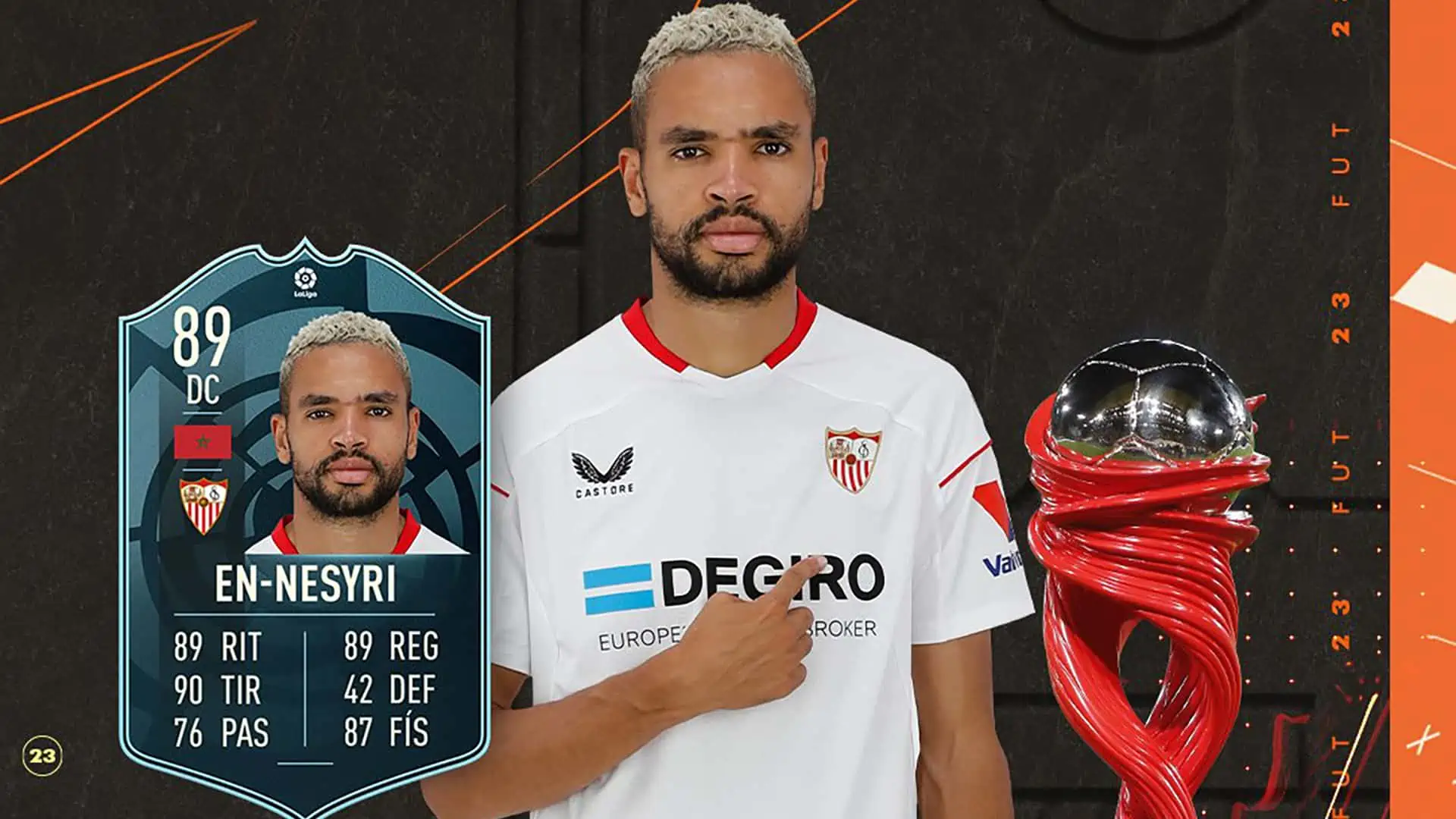 cover Youssef En Nesyri POTM Aprile LaLiga FIFA 23