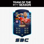 cover sbc Gnabry TOTS Moments Fifa 23