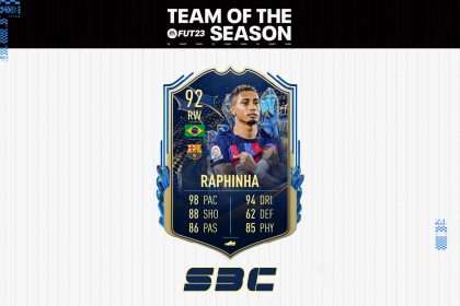 cover sbc Raphinha tots fifa 23