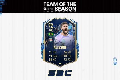 cover sbc alisson tots premi fifa 23