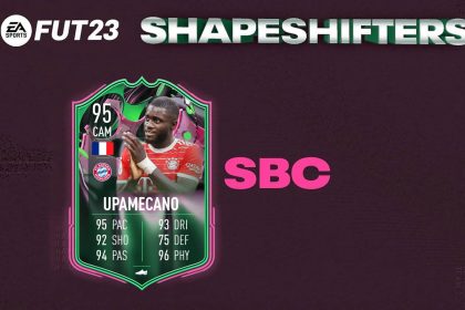 cover sbc Upamecano ShapeShifters Fifa 23