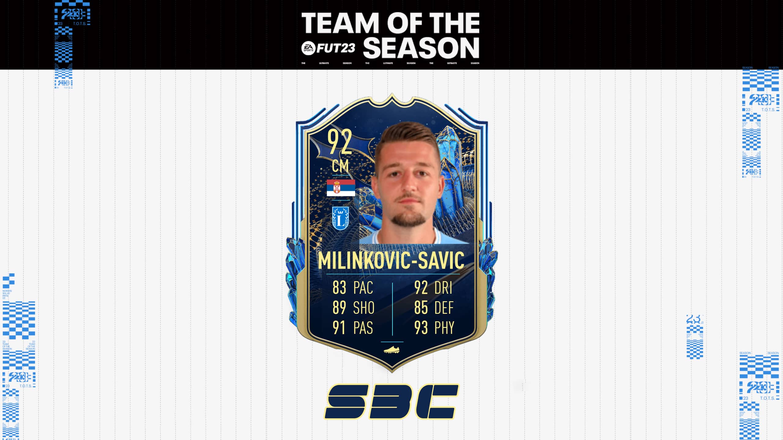 FIFA 23 SBC Sergej Milinkovic Savic TOTS: Disponibile la carta Team Of The Season