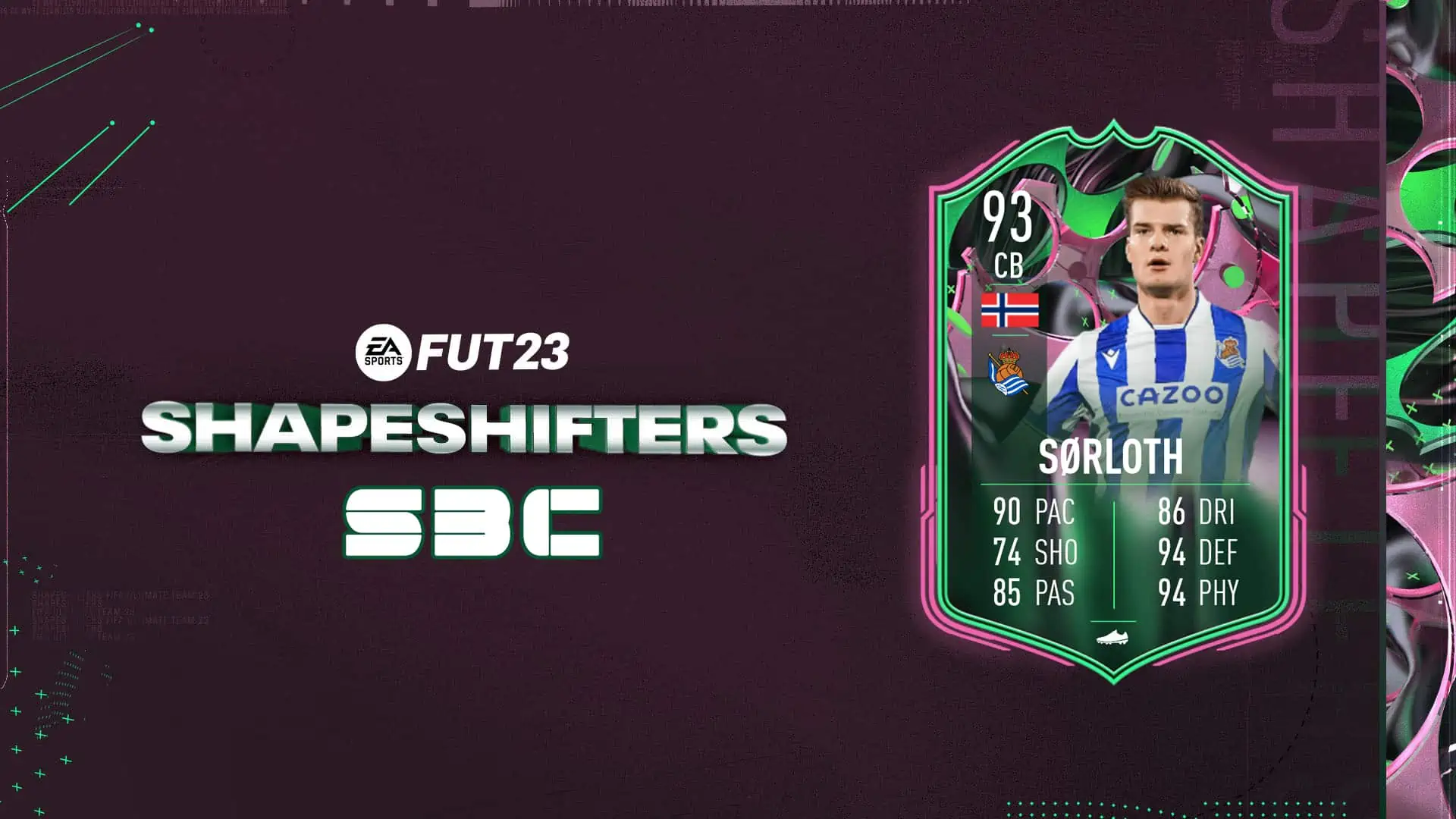 FIFA 23 SBC Alexander Sorloth ShapeShifters: Disponibile La Carta Mufaforma.