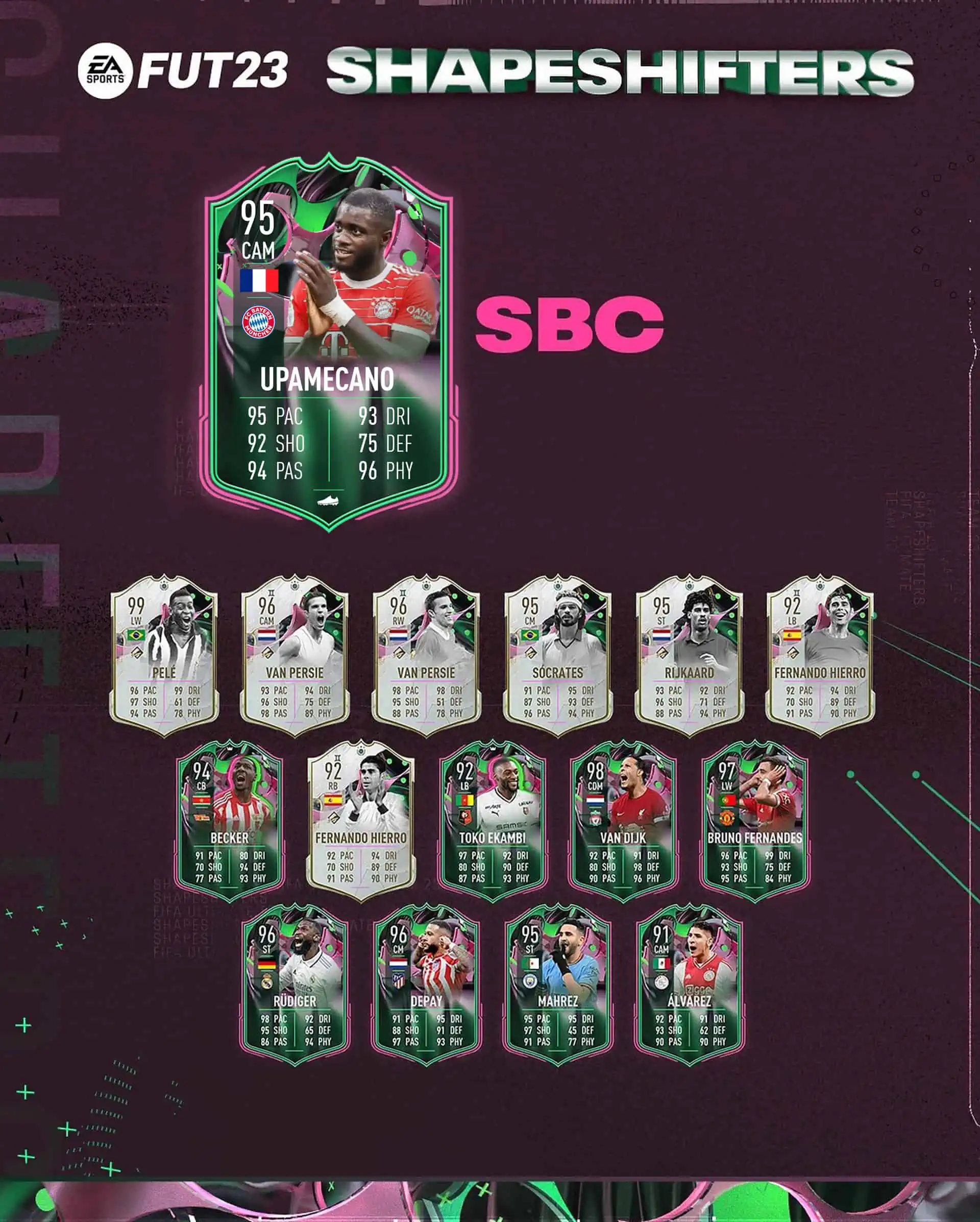 FIFA 23 SBC Dayot Upamecano ShapeShifters: Disponibile La Carta Mufaforma.
