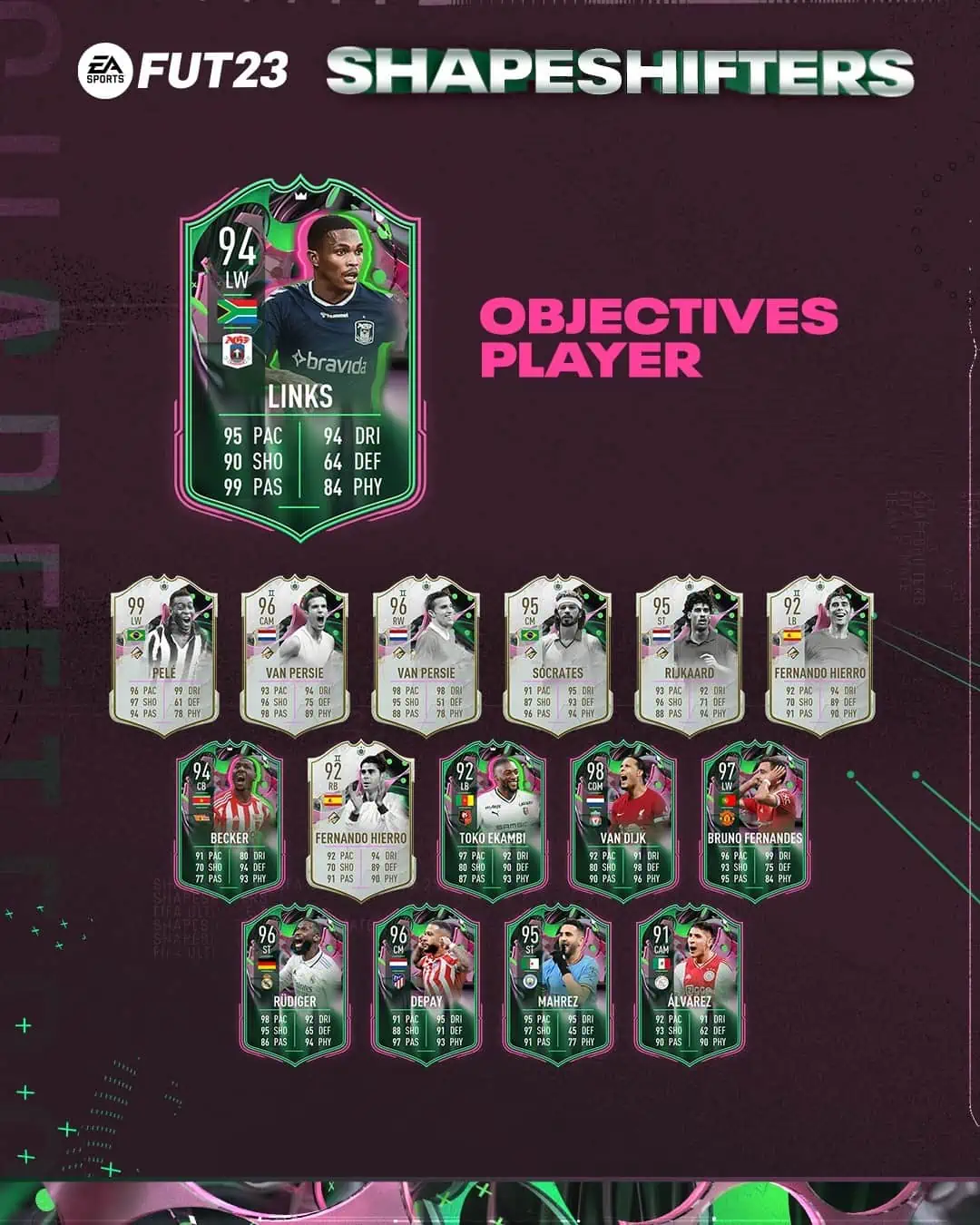FIFA 23 Obiettivi Gift Links ShapeShifters: Disponibile La Carta Mufaforma.