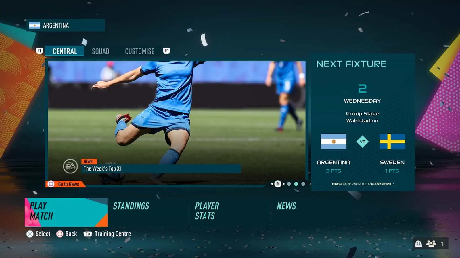 wwc trophy Fifa Women World Cup menu v2 fifa 23