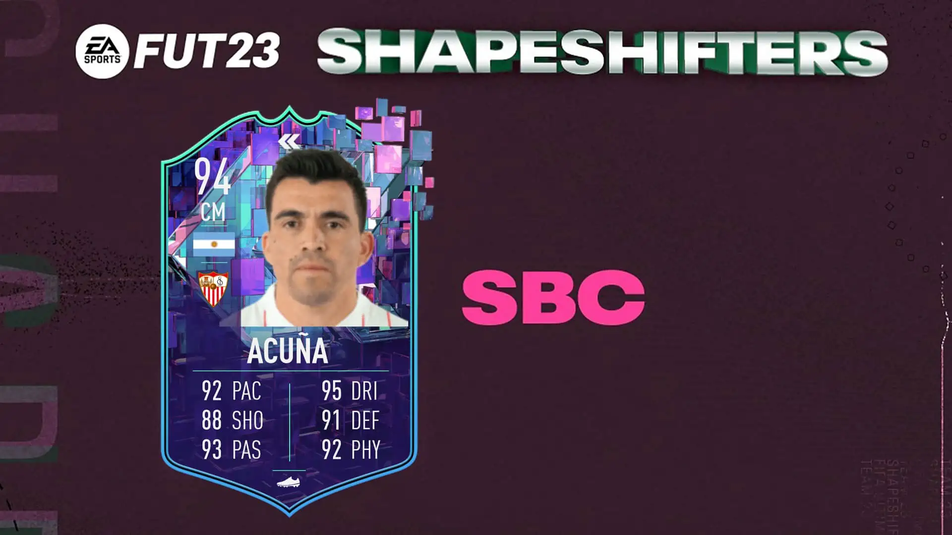 FIFA 23 SBC Marcos Acuna FlashBack: Disponibile la carta speciale dell'argentino.