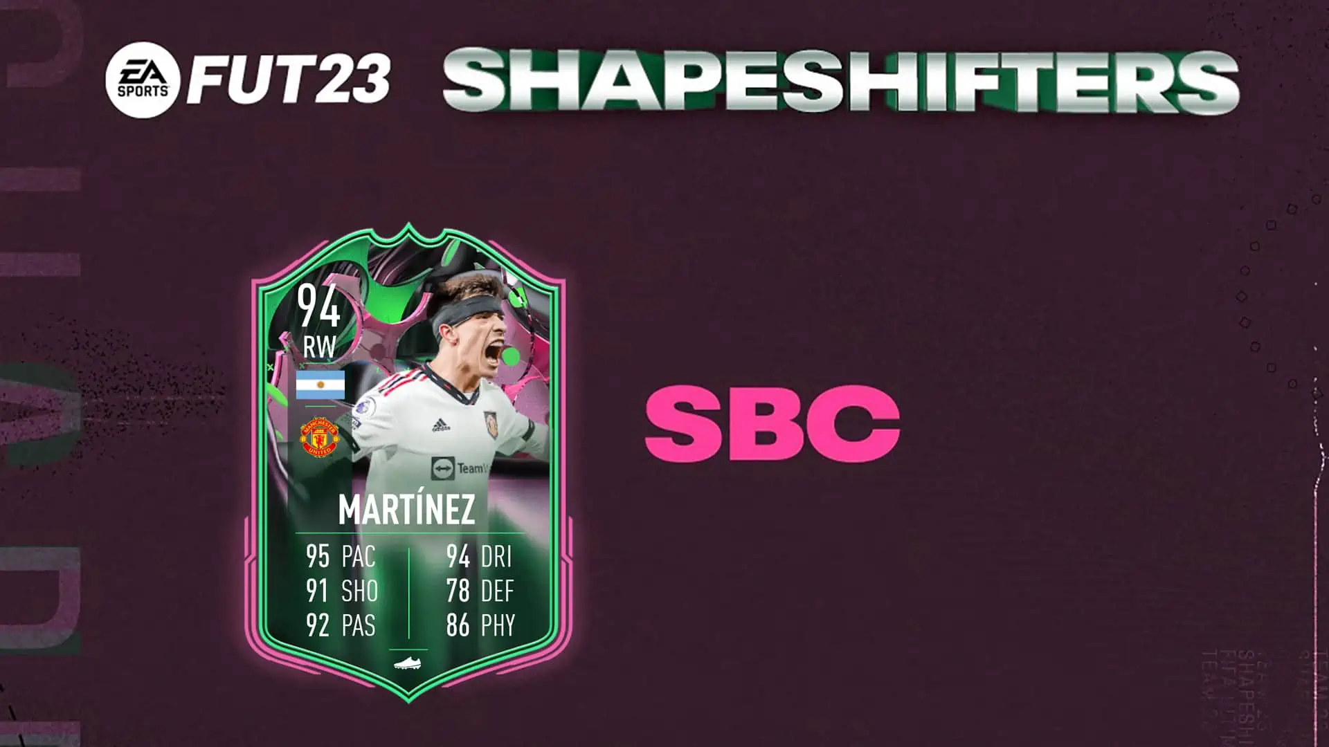 cover sbc lisandro martinez shapeshifters fifa 23